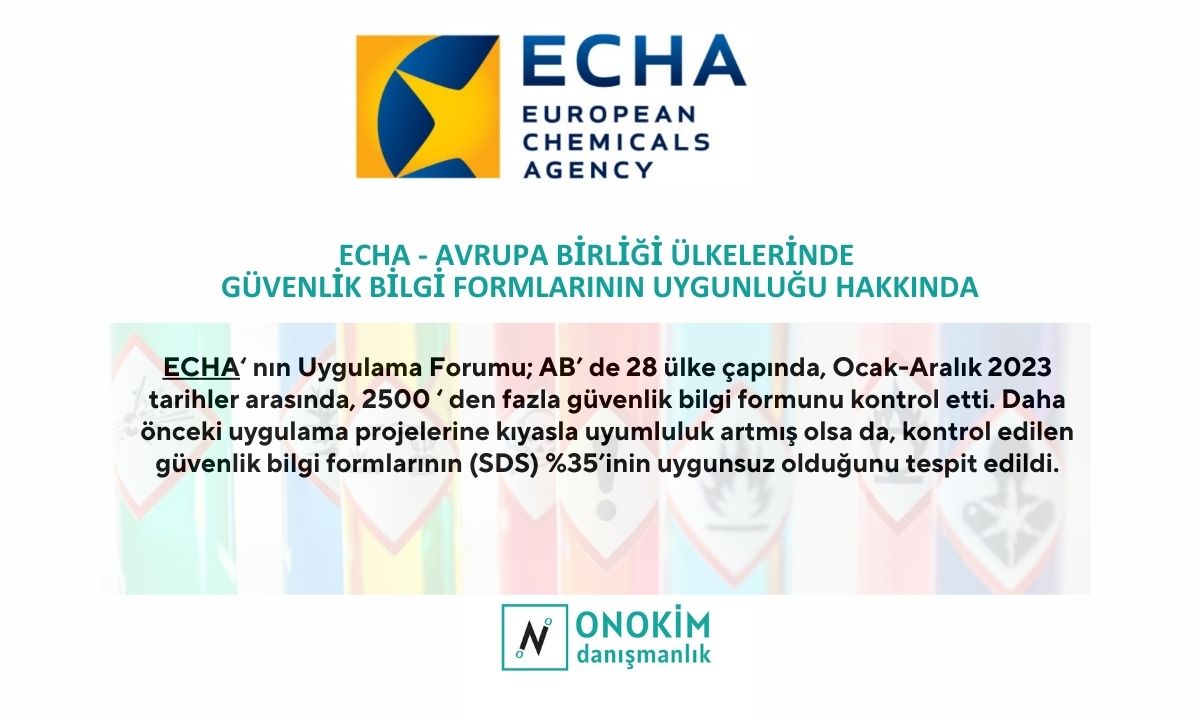 15 t safety data sheet guvenlik bilgi formu echa reach kkdik sea clp classification labelling packaging european chemicals agency avrupa kimyasallar