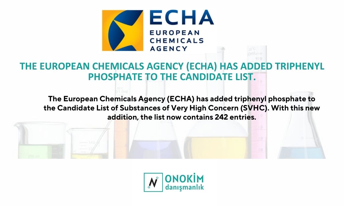 European Chemicals Agency (ECHA) Adds Triphenyl Phosphate to Candidate List.